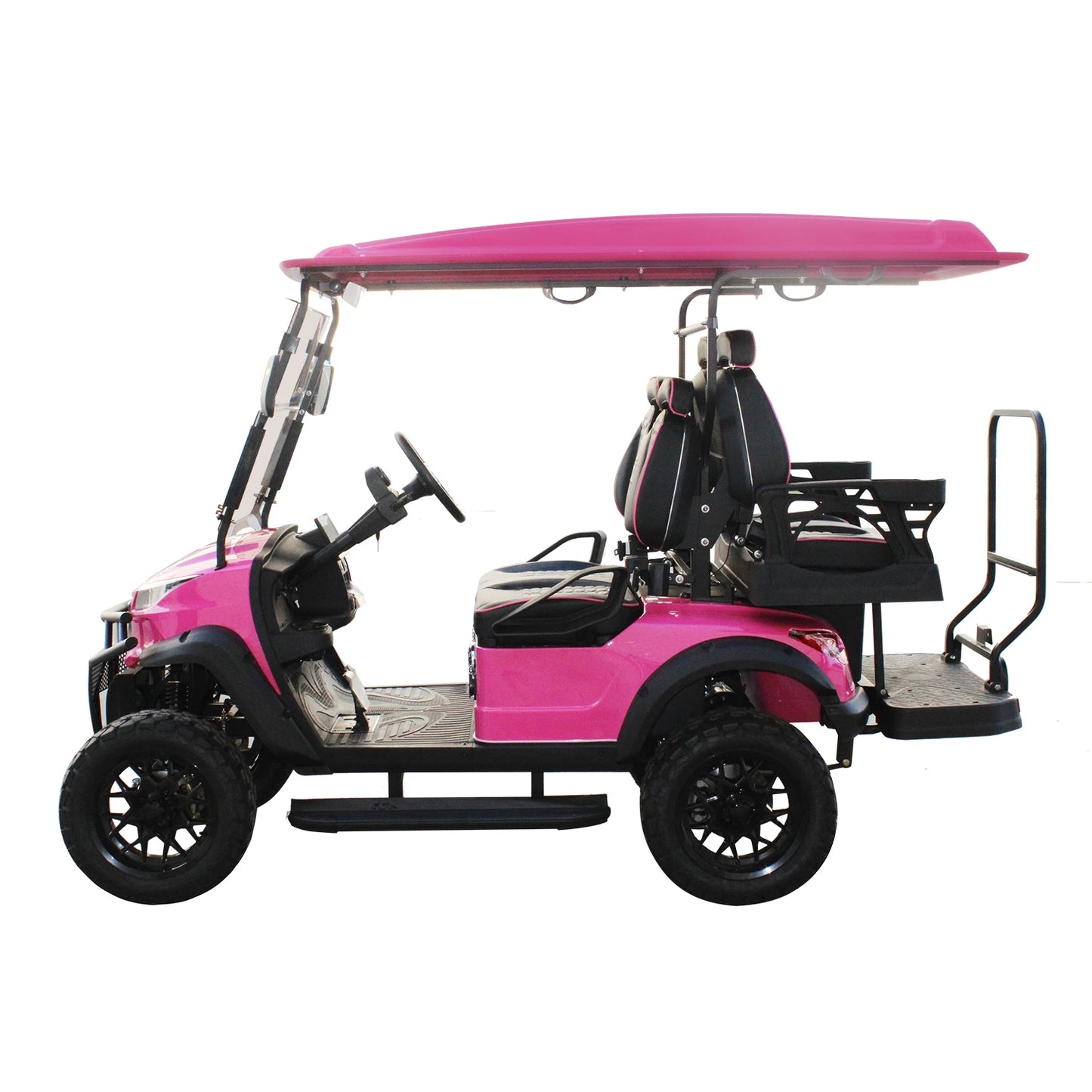 Large Screen Control Panel Electric Golfcart Sightseeing Bus Electric Off Road 2+2 Seats Vehicle Golf Cart