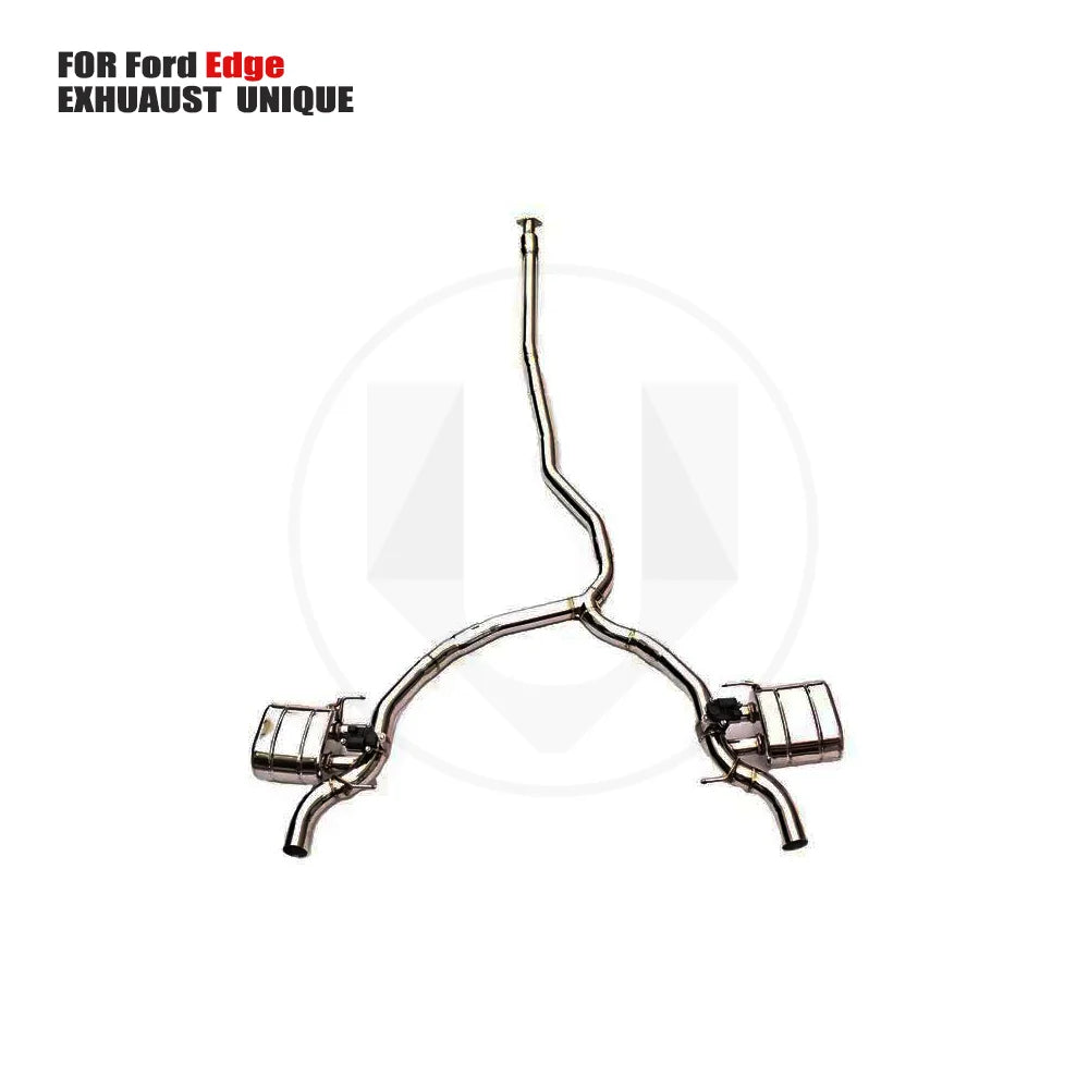 UNIQUE Stainless Steel Exhaust System Performance Catback is Suitable for Ford Edge 2.0T  2.5T Car Muffler