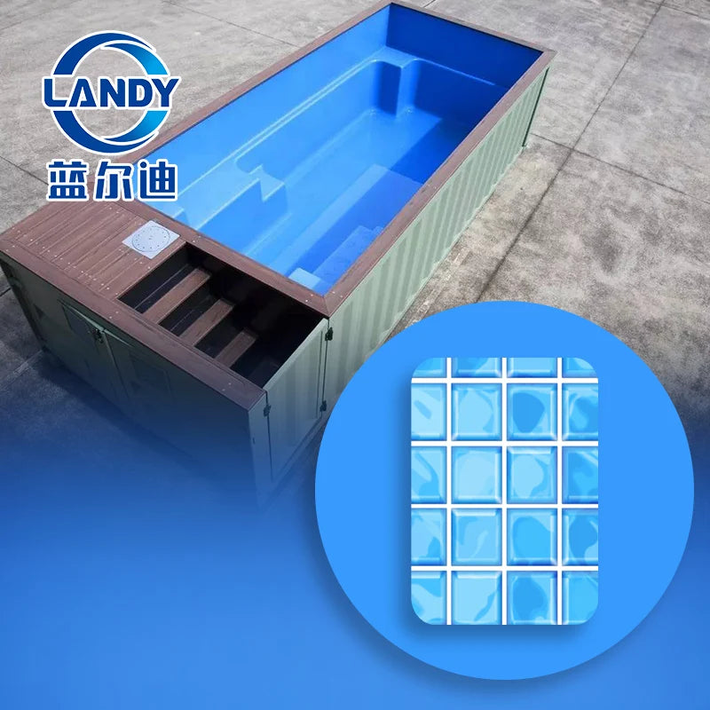 Factory Prefab 20ft 40ft Shipping Container Swimming Pools For Outdoor