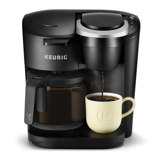 2023 New Keurig K-Duo Essentials Single-Serve K-Cup Pod Coffee Maker, Black