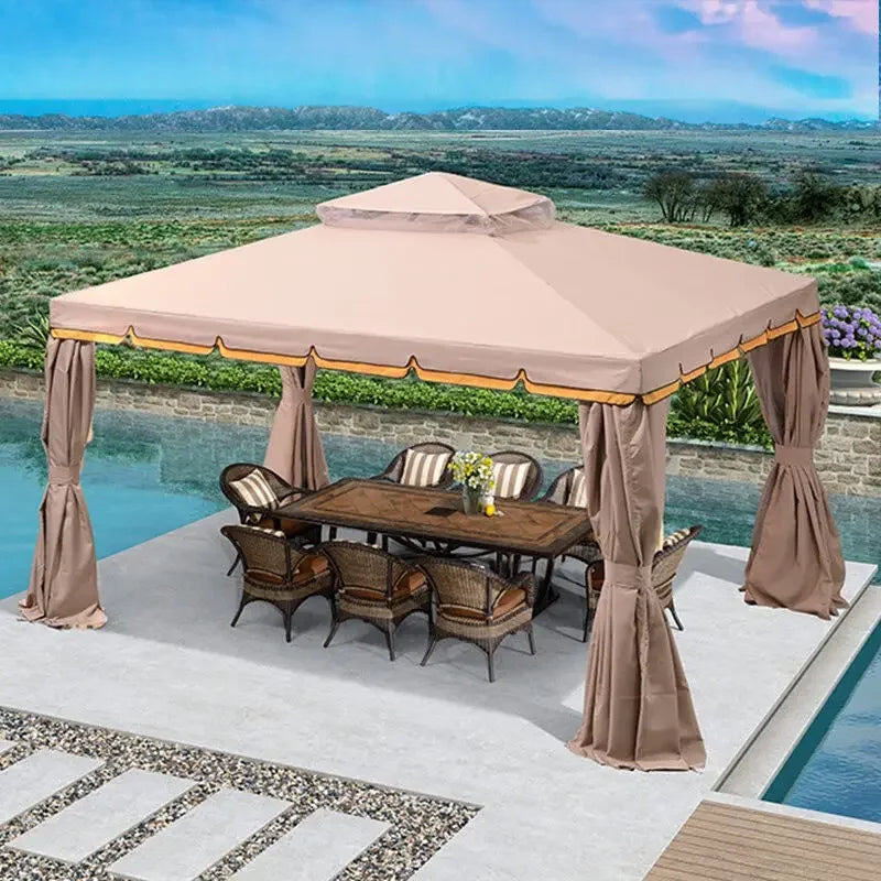 outdoor awning, gazebo, tent stall, patio, sunshine four-legged shed, large activity canopy, Roman tent