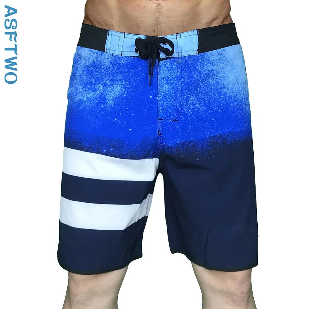 Men Summer Swim Shorts Board Beach Swimwear Swimsuit Quick Dry Swimming Trunks Beachwear Sport Gym Man Clothing