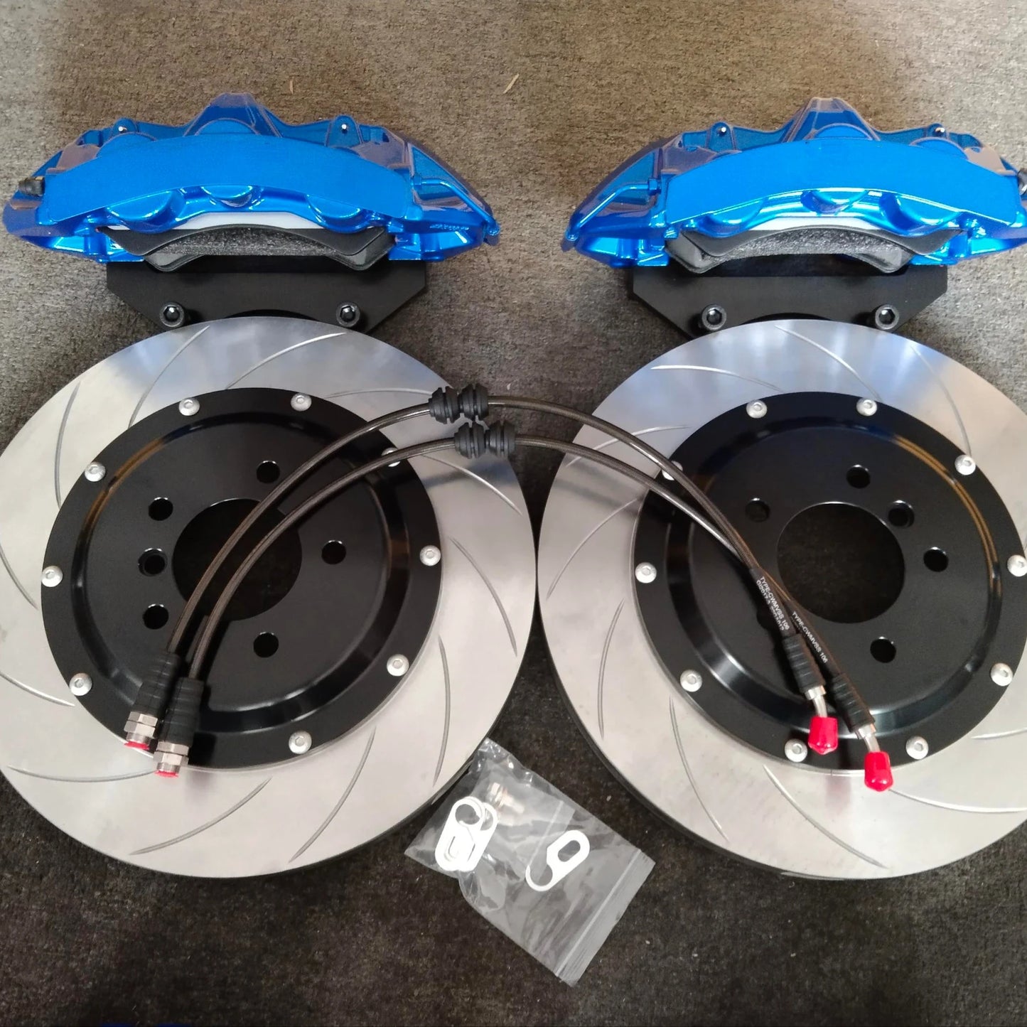 Dicase High Performance Blue Big Brake Kit Caliper with 355mm brake disc for BMW Ford Mustang