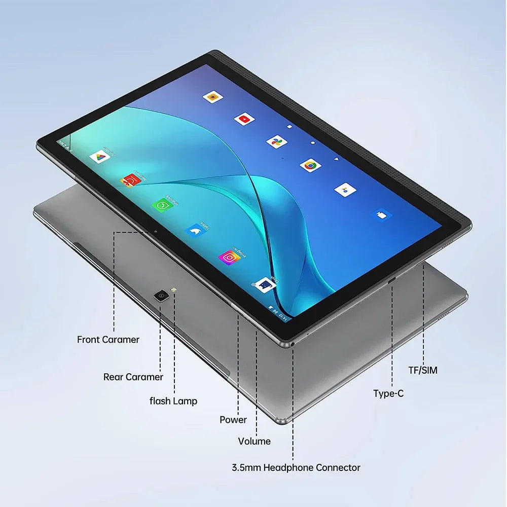 Large Screen 14.1 Inch Tablet Pc Android 12 Phone Call tablet 12+256GB Bluetooth 5G WiFi Pad For Educational/Sheet music/Kitchen