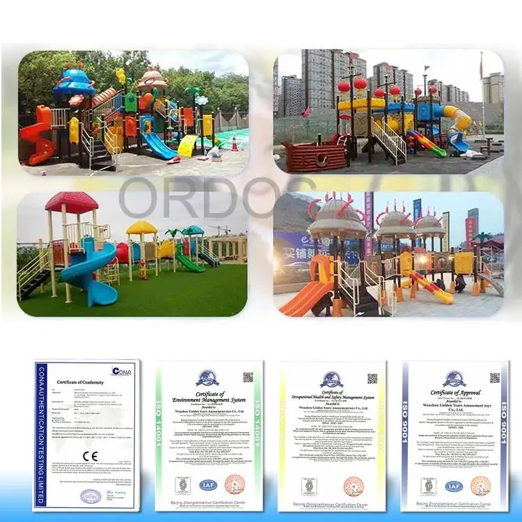 Water Park Equipment Playground Children Plastic Water Slide Swimming Pool Slide