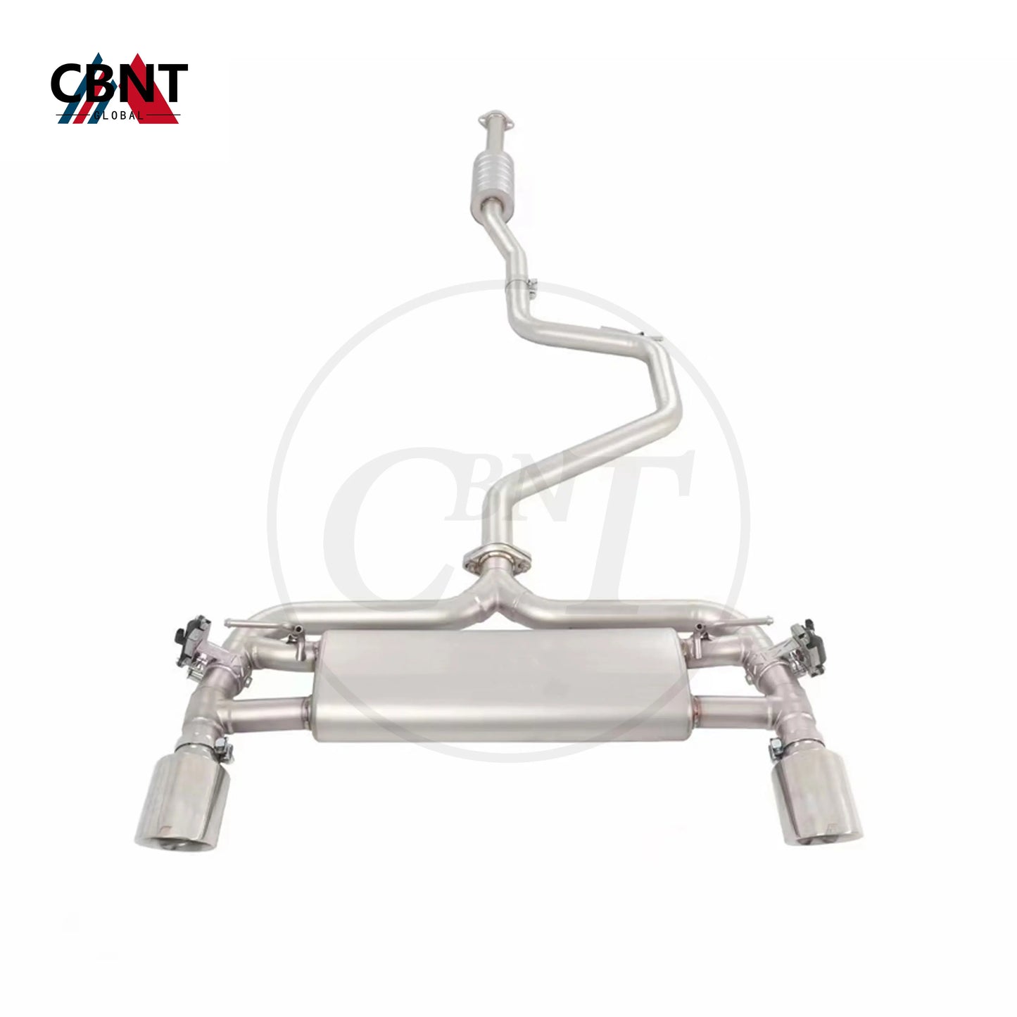 CBNT for Ford Focus 1.5T Valved Exhaust-Pipe Muffler with Valve High Performance SS304 Exhaust System Valvetronic Catback Pipe