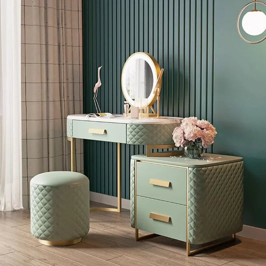 Computer Dressing Table Mirror Console Desk Drawers Make Up Table Storage Organizer Vanitys Para Maquillaje Bedroom Furniture