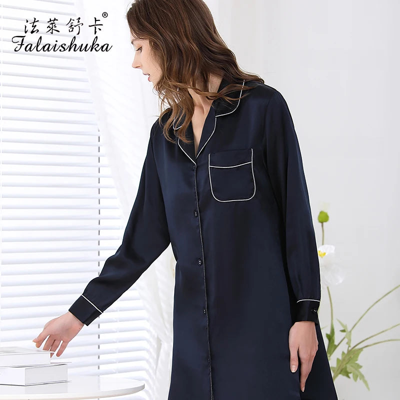 100% Genuine Silk Dress Women sleepwear