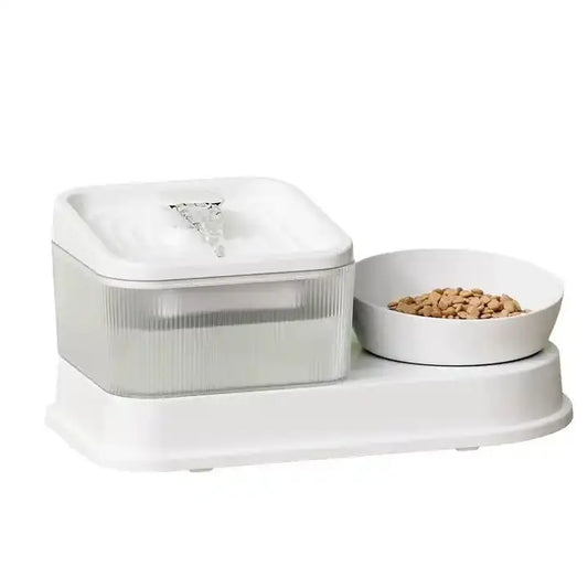 Smart Automatic 2 in 1 Pet Bowls  Water Dispenser Healthy Pet Food Water Bowl for Cat Dog