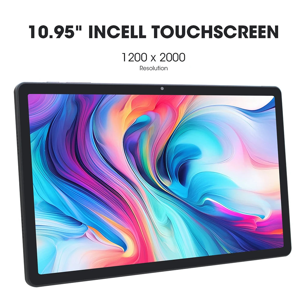 CWOWDEFU 2024 Tablet 11" FHD Incell 2K Display MTK8183 Octa Core 6GB 128GB 7000mAh Battery 13MP Camera GPS Android 13 Tablet PC