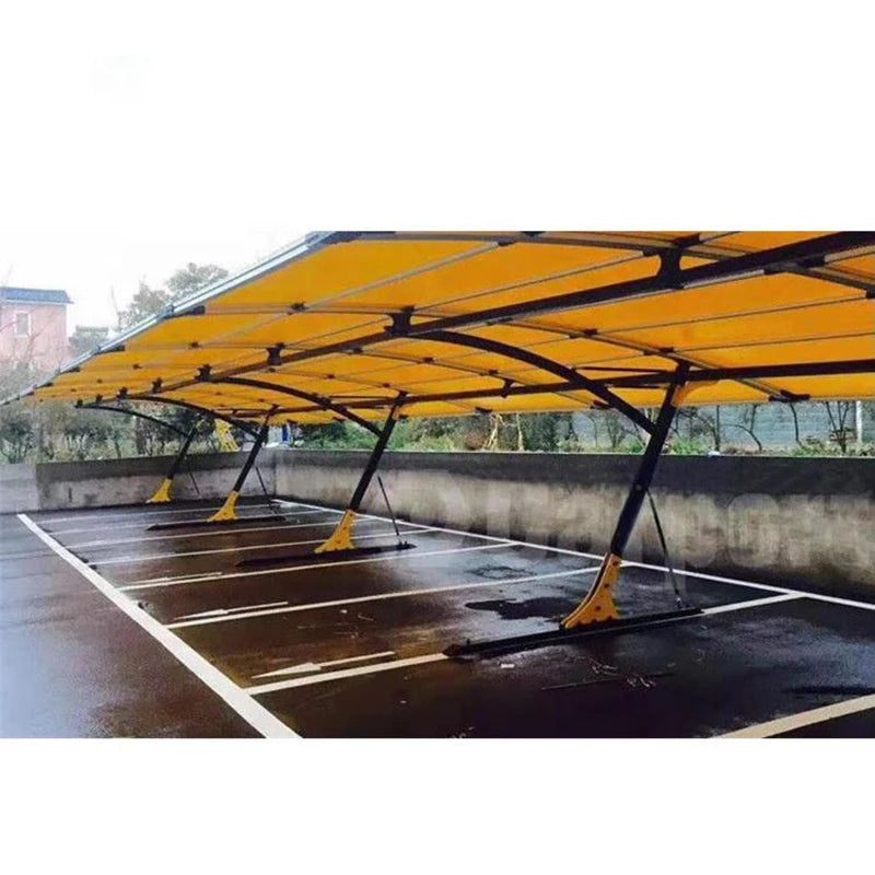 professional single & double car parking shade/modern design waterproof sun shade carport