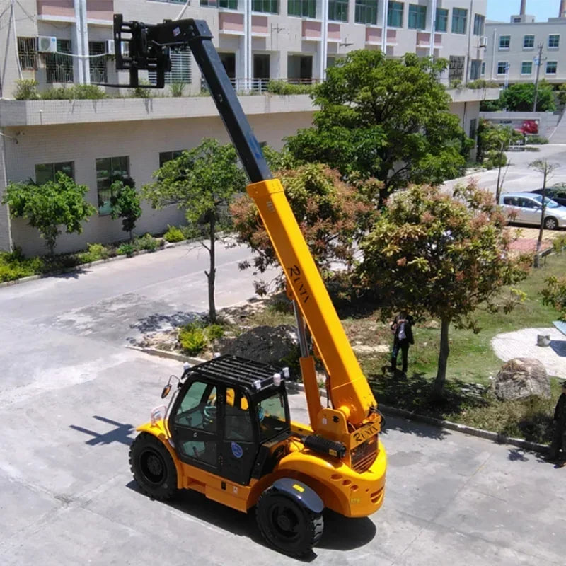 YG Telescopic Handler Telehandler 8 Meters Lifting Height Forklift Hydraulic Off Road Boom 4x4 All Terrain Diesel Enginee Loader