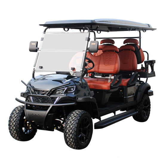 Yangzhou Whanlong Electric Vehicle Offroad Buggy 4+2 Seats Golf Trolley Electric Golf Cart