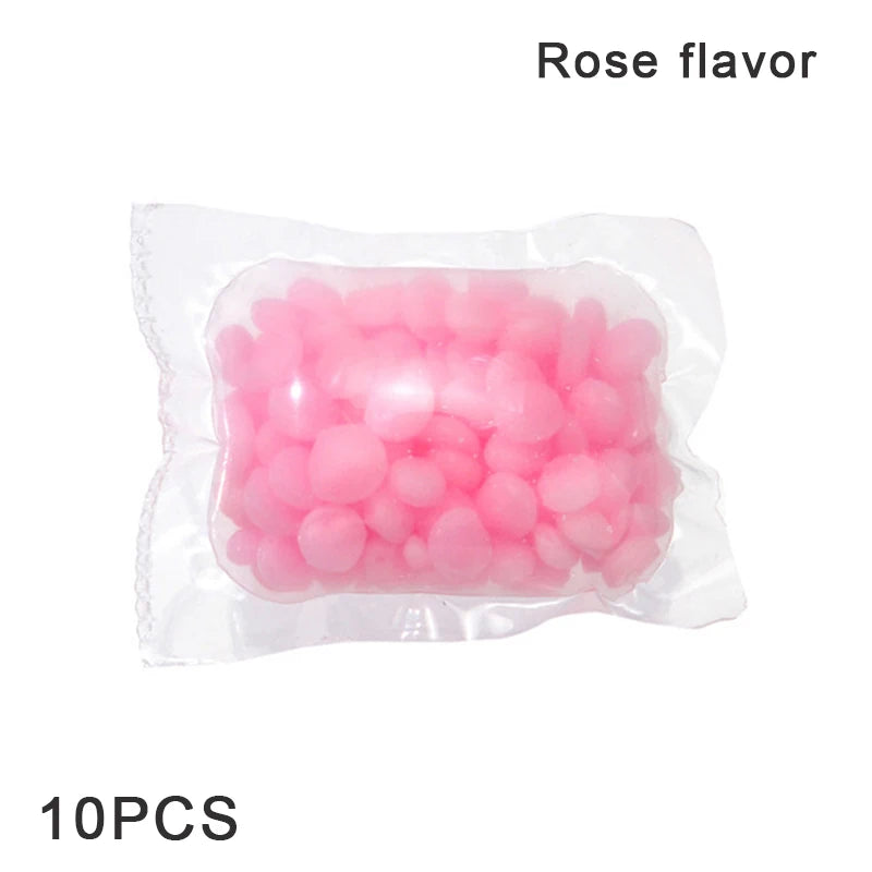 10pcs Laundry Fragrance Beads Granule Water Soluble Softener Pods Laundry Scent Booster Aroma Boosting Clothes Aromatherapy