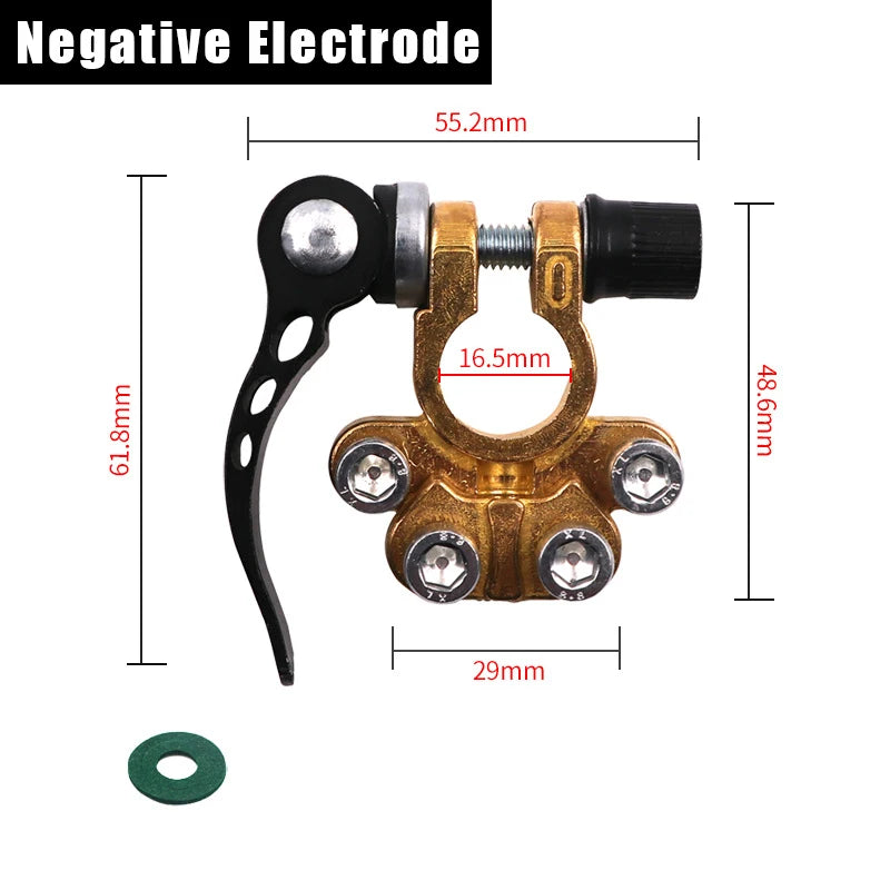 12V 24V Automotive Car Top Post Battery Terminals Wire Cable Clamp Terminal Connectors Quick Disconnect Auto Cables