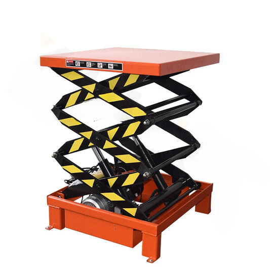 High Performance  Wheeled Portable Flexible Hydraulic Work Table for Constructions