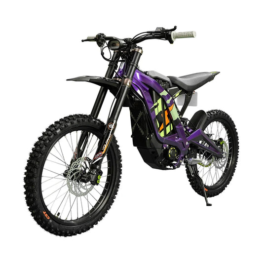 2024 Electric Dirt Bike 60V 6000w Powerful Mid Drive Electric Bicycle E Dirt Bike 40AH Light Bee X Ebike Electric Motorcycle