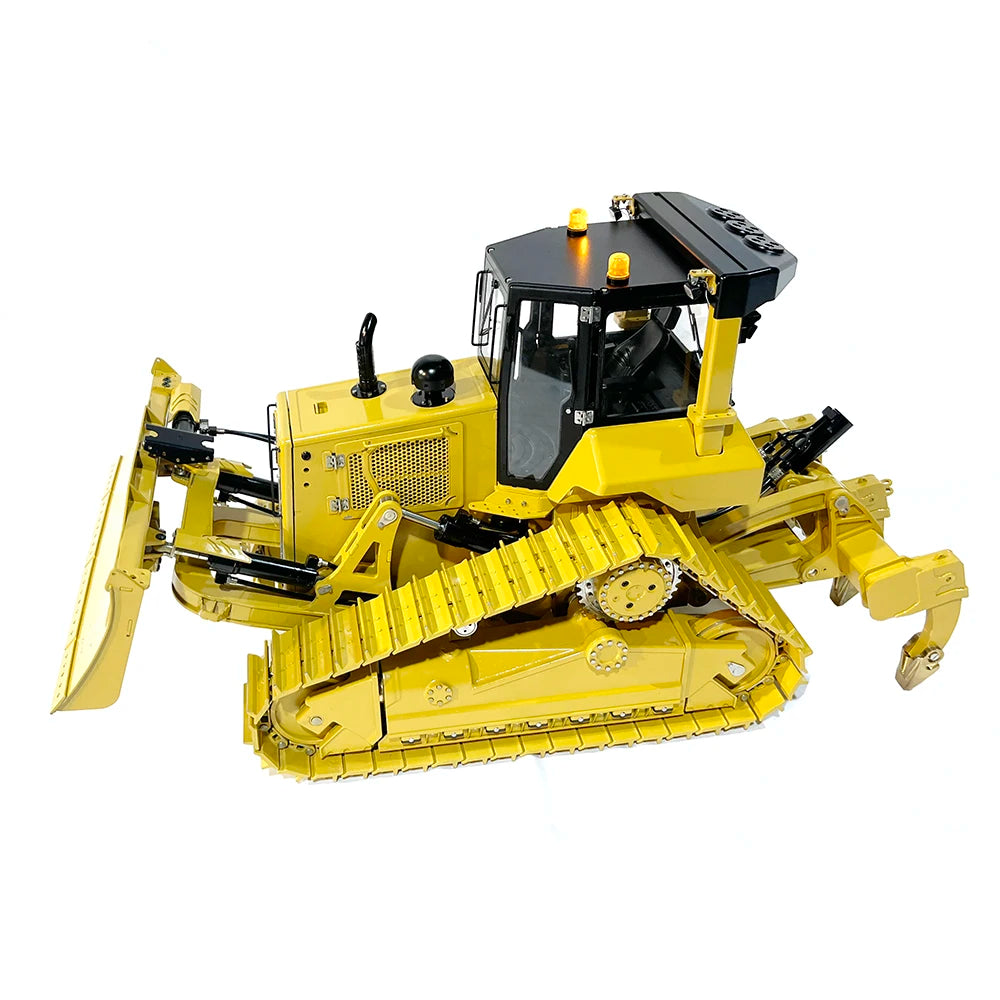 1/14 DT60 RC Crawler Hydraulic Bulldozer Full Metal Custom Color Loader Engineering Forklift Model Toy