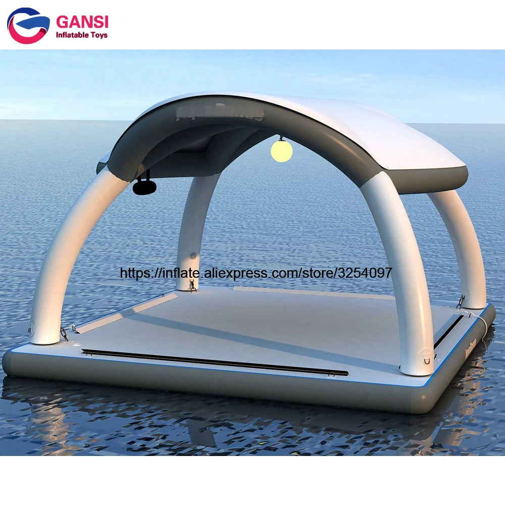Inflatable Yacht Dock Water Floating Dock Swim Platform Inflatable Jet Ski Pontoon Boat Docks