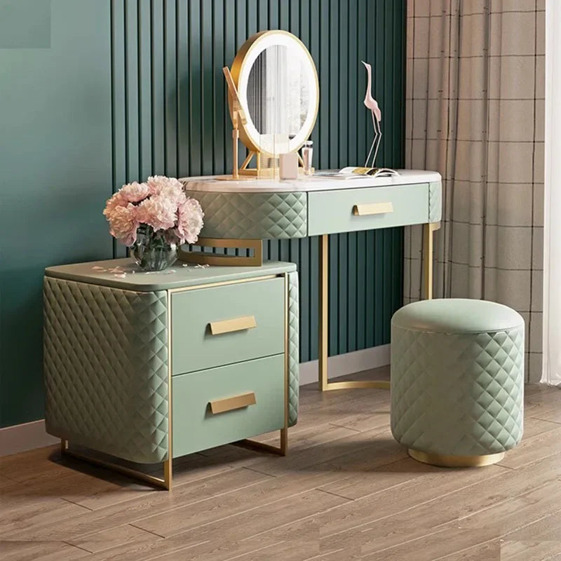 Computer Dressing Table Mirror Console Desk Drawers Make Up Table Storage Organizer Vanitys Para Maquillaje Bedroom Furniture