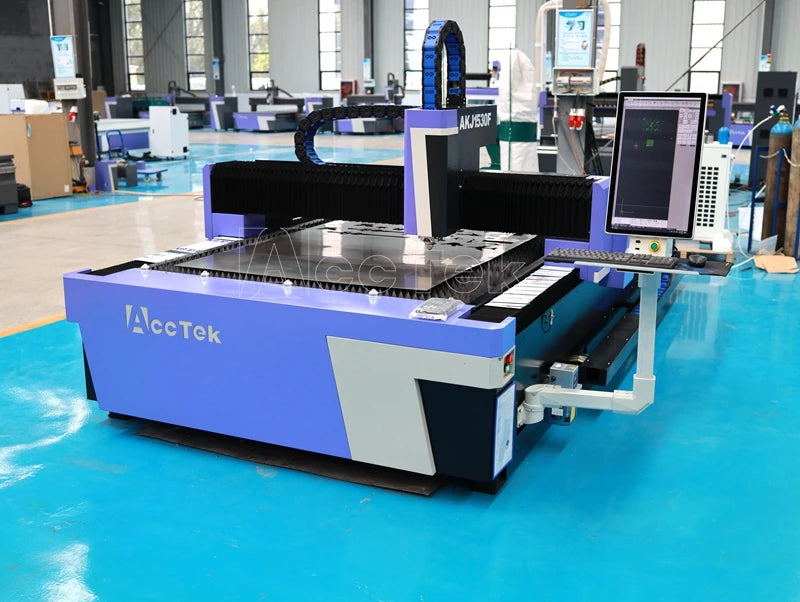 Promotion Price ! 2024 New Year Fiber Laser Metal Steel Cutting Machine CNC Laser Cutter AKJ1530F