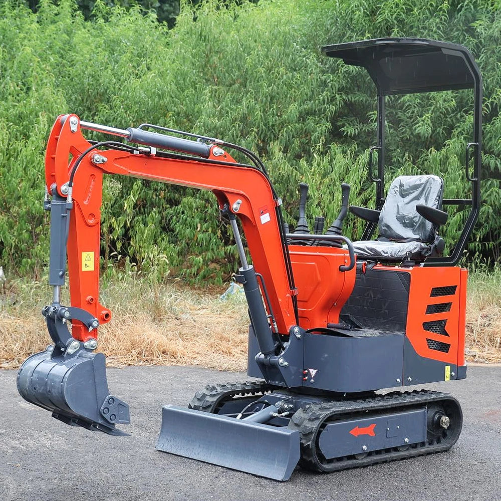 Mini Excavator 1Ton Micro Bagger Small Excav Micro Digger 800kg Mini Digger for Sale Small Excavator Hydraulic Crawler Excavator