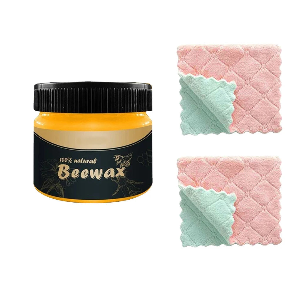 New Wood Seasoning Beewax Multipurpose Furniture Care Polish Cleaner for Floor Tables Cabinets Easy to Use All-Purpose Cleaner