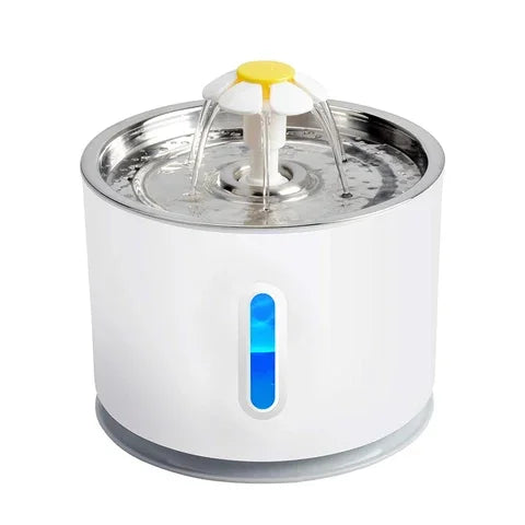 Automatic Cat Water Fountain Automatic Pet Dog Drinking Active Carbon Filter Electric Dispenser Bowl LED Drink Cats Drinker USB Powered