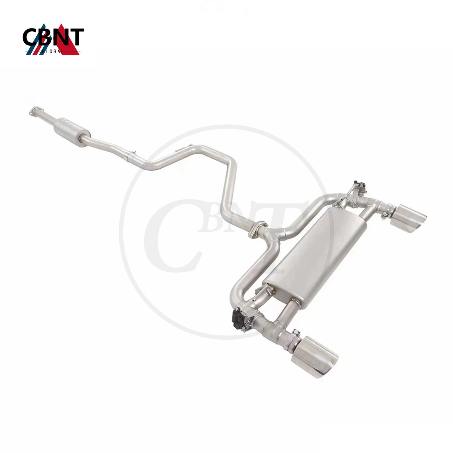 CBNT for Ford Focus 1.5T Valved Exhaust-Pipe Muffler with Valve High Performance SS304 Exhaust System Valvetronic Catback Pipe