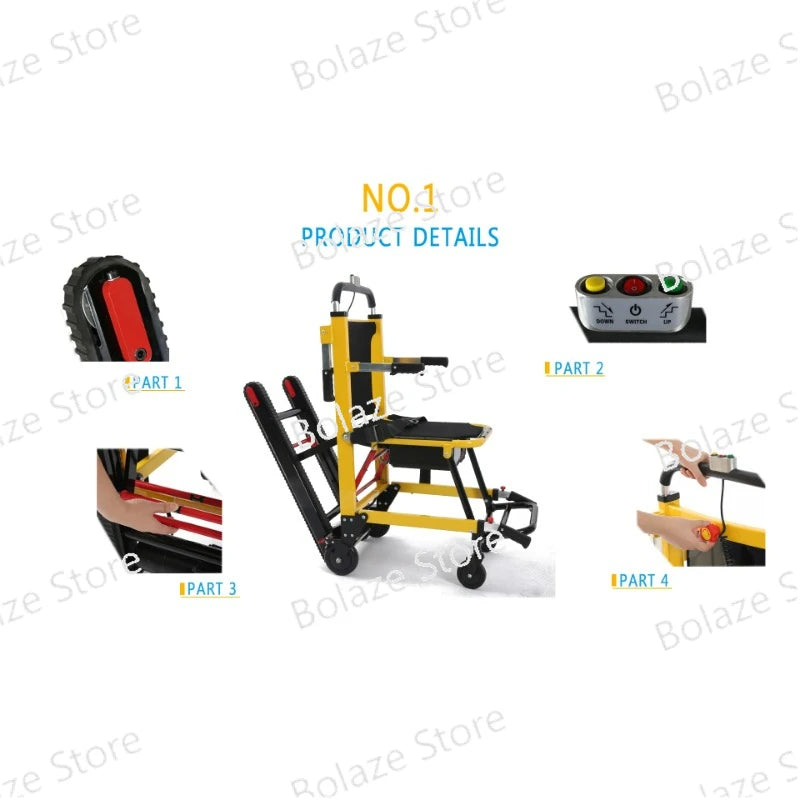 For Wheelchair Climb Stairs Stair Lift Chair Disabled People Electric Electric Chair for Stairs