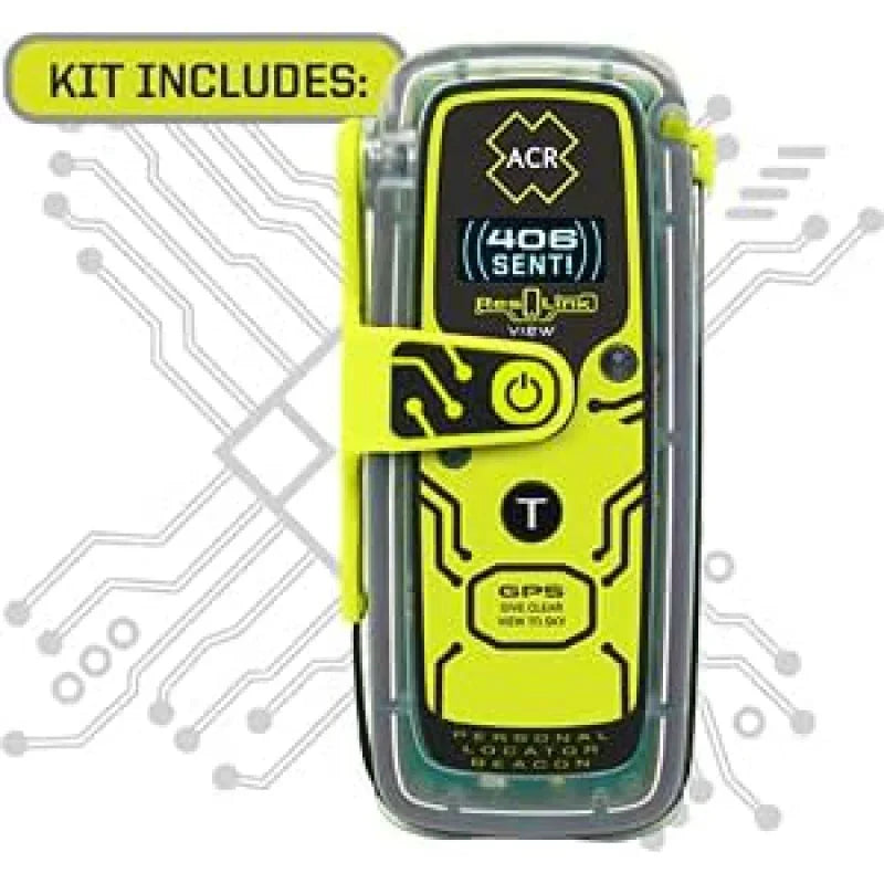 ACR ResQLink View GPS Personal Locator Beacon Survival Kit