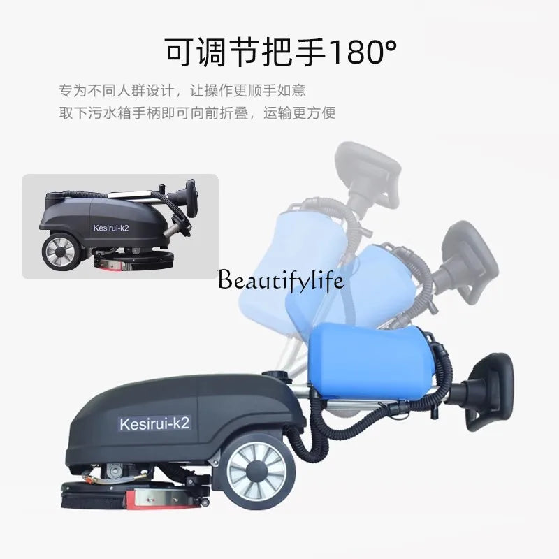 Washing Machine Small Factory Cleaning, Cleaning, Suction and Dragging Integrated Automatic Mopping Machine