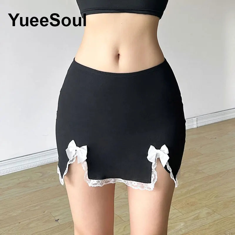 Gothic Mini Skirts 2024 New Harajuku Punk Goth Dark Grunge Y2K High Waist Women Skirts 2000s High Street Women's Skirt