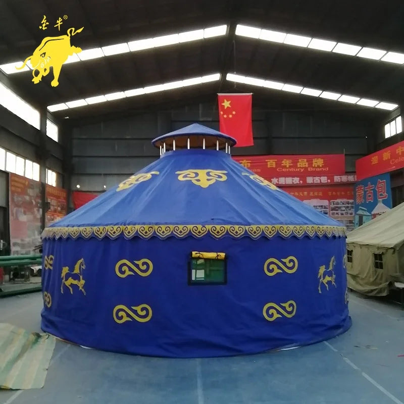 15 Meter diameter waterproof Mongolian yurt tent cover for fish or other cover outdoor tent round house