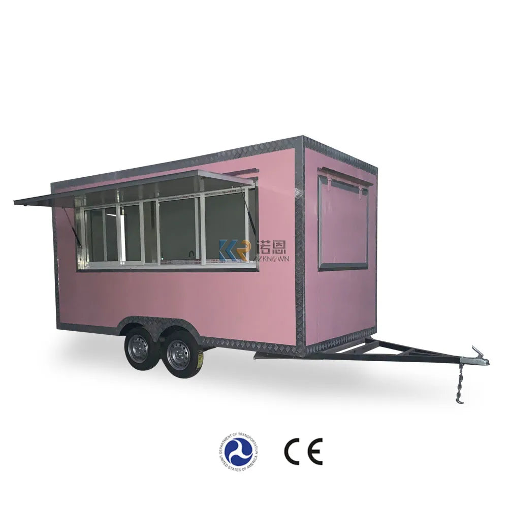 Outdoor Mobile Food Trailer Modern Cart Portable Food Trailer with Full Kitchen Equipments