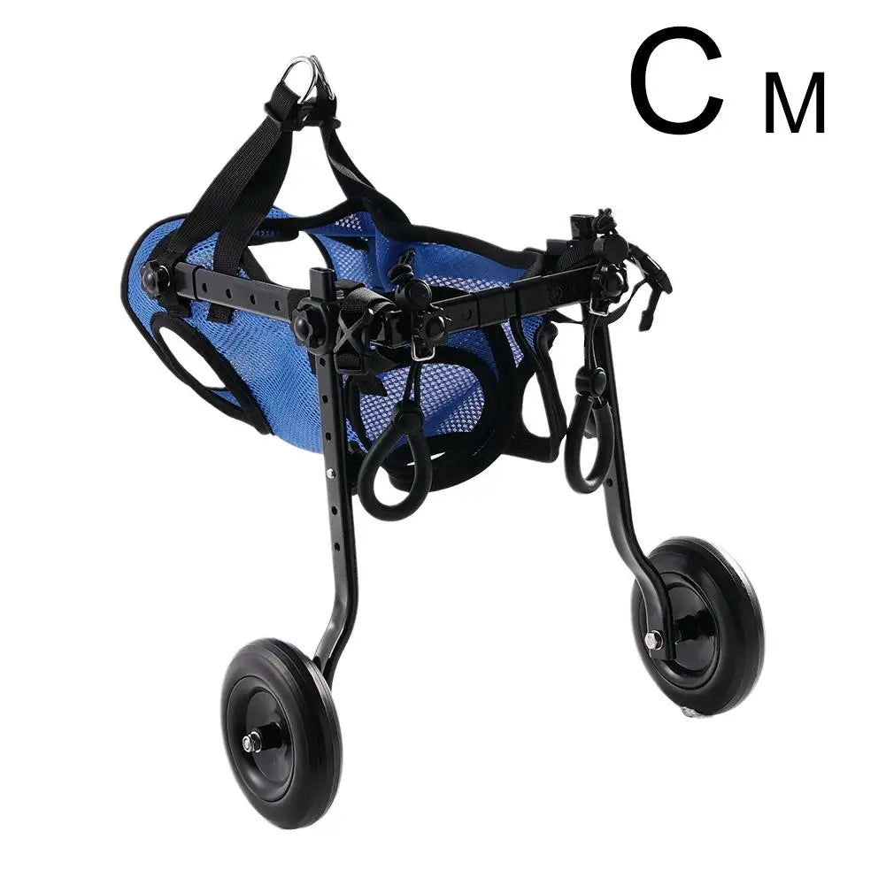 Wheelchair Adjustable Hind Limb Hind Leg Disabled Pet Cat Dog Walk Pet Rehabilitation Aid Light Legs Trolley Mobility Tools I3D5
