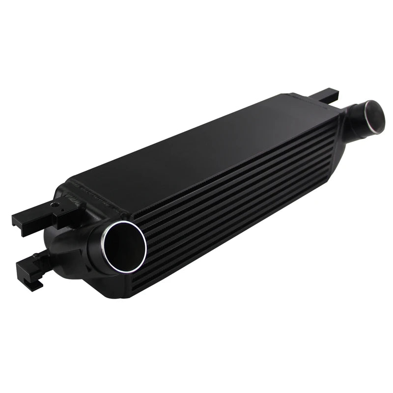 Front-Mount Performance Intercooler Fits for Ford Mustang 2.3L EcoBoost 2015+ Black/Silver