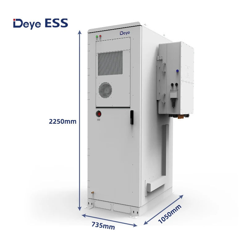 Ningbo Deye ESS GE-F60 High Voltage All In One Hybrid ESS 50/60KWh LiFePO4 Solar Battery Energy Storage System Battery Container