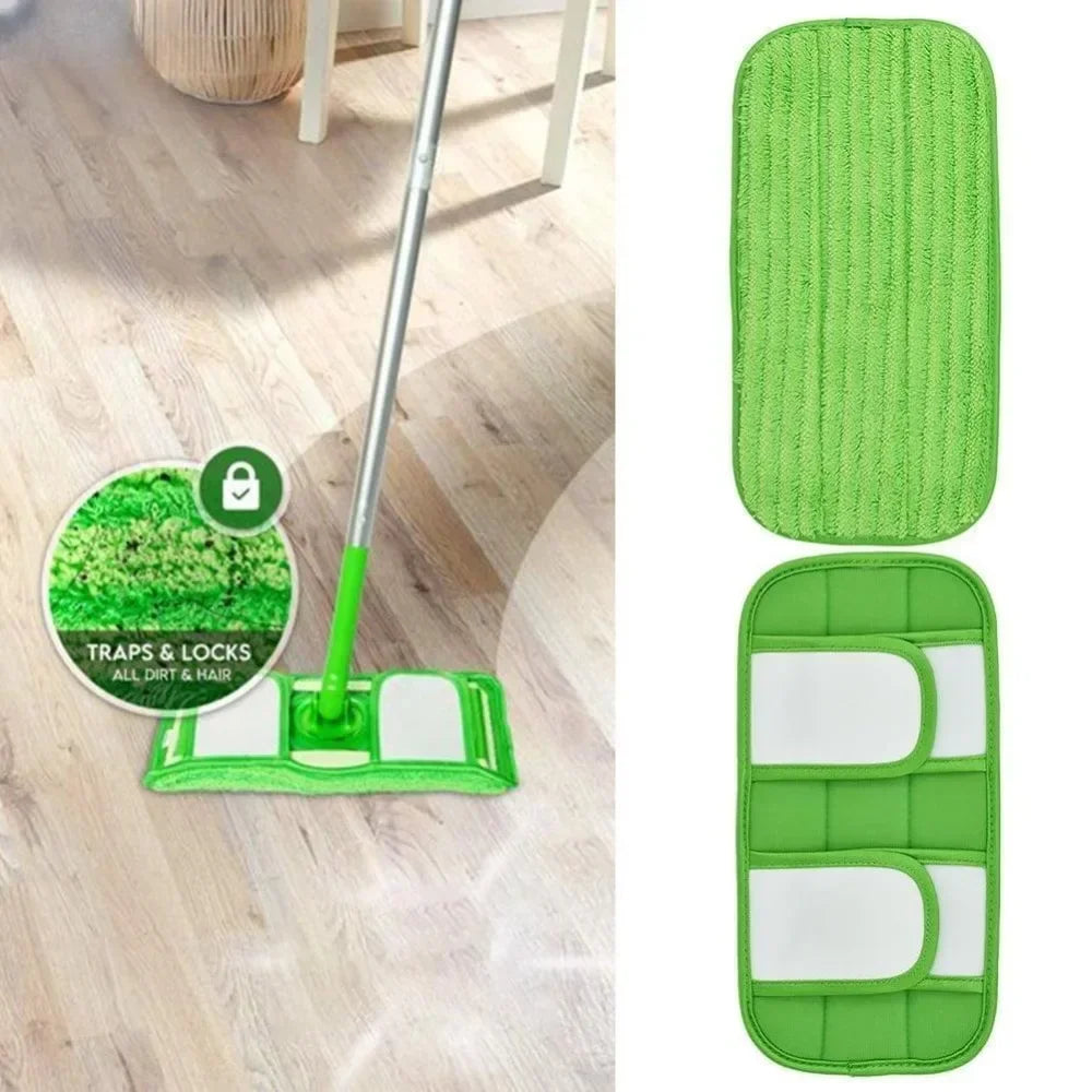 Swiffer Sweeper  1PC Microfiber Reusable Mop Pads Fits 12 Inch for Swiffer Sweeper Cleaner Washable Fiber Cloth Household Mopping Accessory