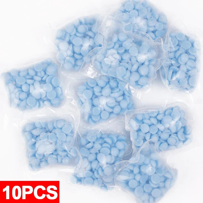 10/20/30Pcs Colorful Laundry Fragrance Beads Water Soluble Softener Pod Lasting Fragrance Protective Clothing Laundry Ball Gel