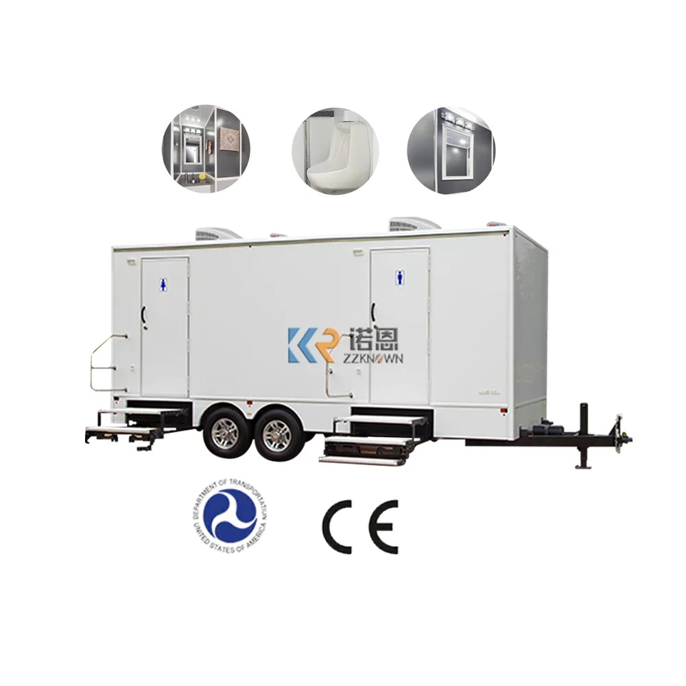 Portable Toilets Cabin Portable Toilets Mobile Plastic Outdoor Portable Toilet Trailer Restroom Trailer