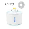 Automatic Cat Water Fountain Automatic Pet Dog Drinking Active Carbon Filter Electric Dispenser Bowl LED Drink Cats Drinker USB Powered