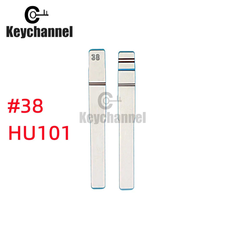 10pcs HU101 FO21 FO38 Car Remote KD Key Blade for Ford Fusion Focus Mondeo Fiesta Galaxy Blank #19 38 90 KD Blade 91 98 NO.109