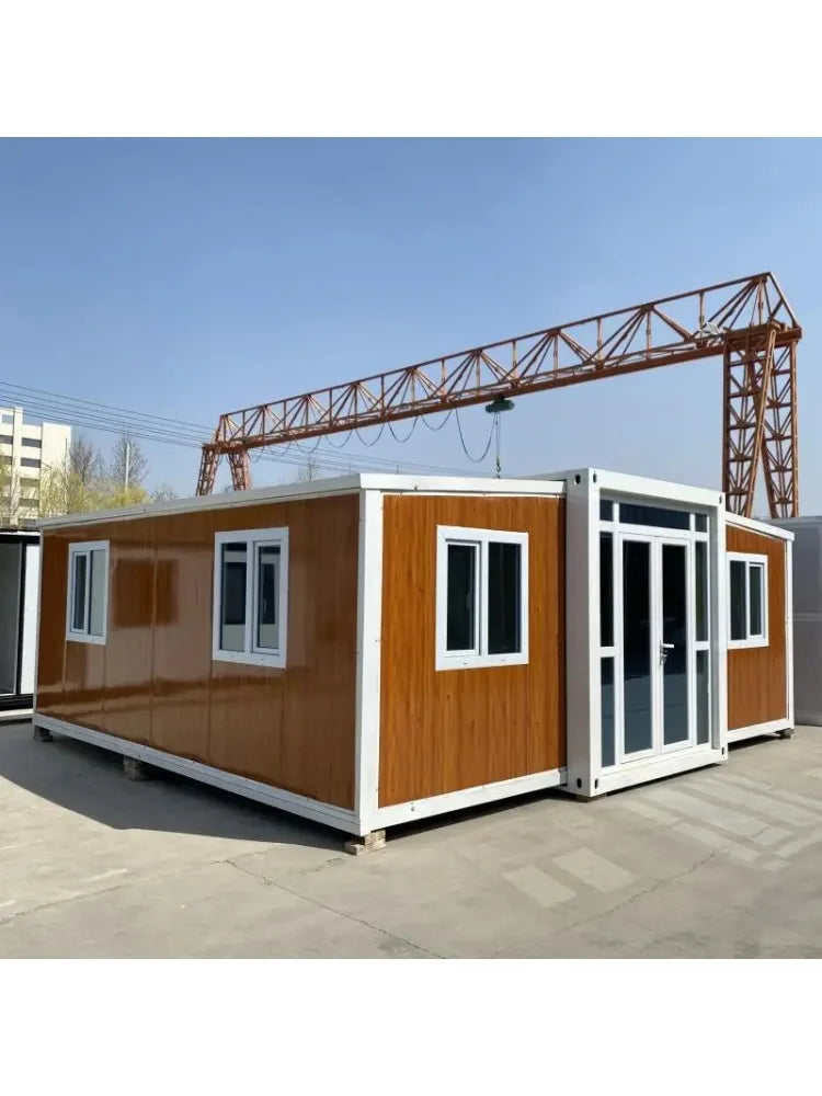 YG Quacent 40Ft Luxury Tiny Wooden Prefab House Contain Living Two Storey Container Prefabricated Home Buildings Cabins Apartm