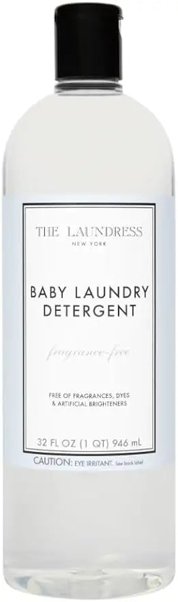 Fragrance Free Baby Laundry Detergent Liquid Concentrated 62 loads 32oz Free & Clear Free of Fragrances Dyes