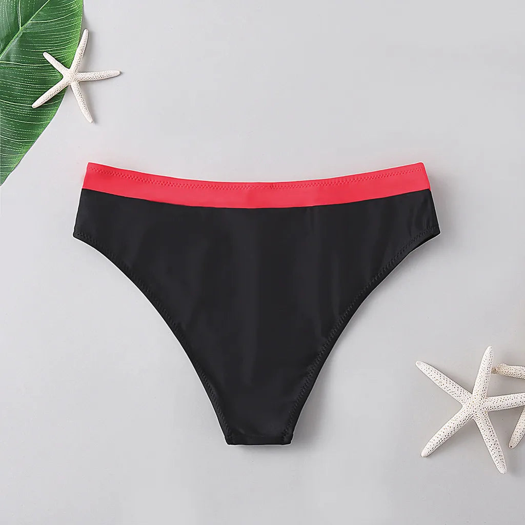 Swimsuit Women High Waist Bikini Bottoms Tummy Control Swimsuit Briefs Pants Swimming Shorts Basic Trunks New Beach Shorts