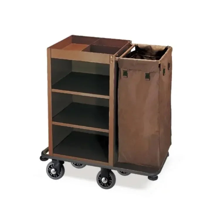 Hotel Room Housekeeping Cleaning Trolley Janitorial Supplies Heavy Duty Cleaning Service Cart