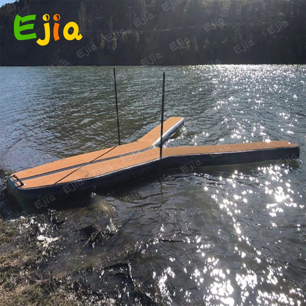 Y Shape Floating Jetski Dock Platform Inflatable Y Pontoon Jet Ski Boat Dock  For Yacht/Boat Parking