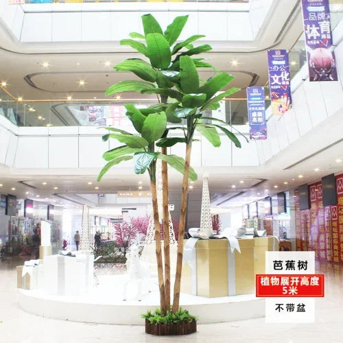 Simulation Tree Indoor and Outdoor Fake Trees Real-Proof Tree  Potted Plant Large Ornamental Flower on-the-Ground Green Plant