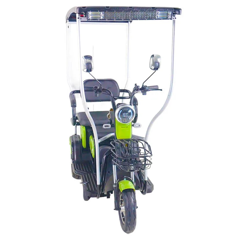 New style Solar Energy Powered Electric Tricycle 3 Wheel Motorcycle Solar